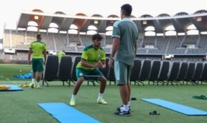 Read more about the article Palmeiras desembarca e já faz 1º treino com foco na estreia do Mundial